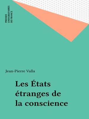 cover image of Les États étranges de la conscience